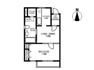 【募集中】ECO Station House並木205号室の間取り