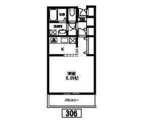 【募集中】EcoStationHouse – 306号室の間取り
